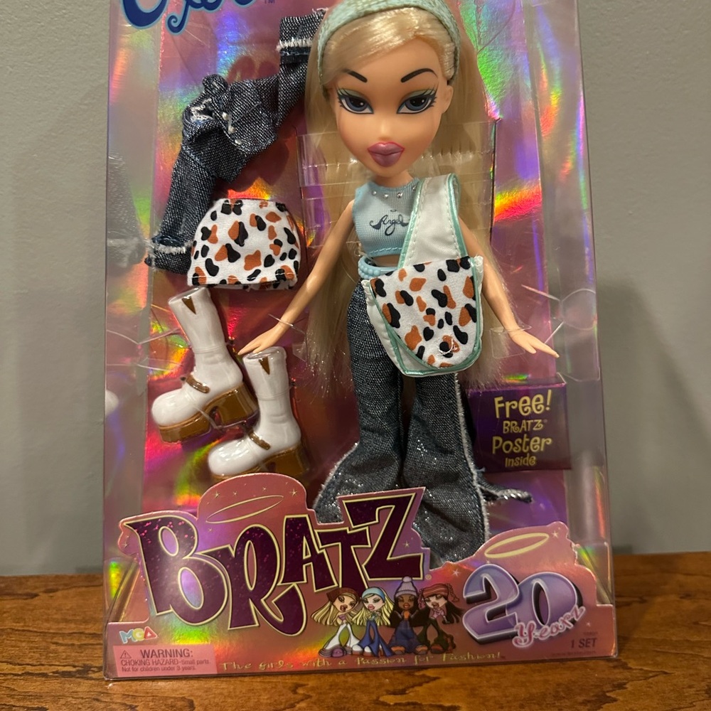 Bratz 20th Anniversary Doll with Accessories - Blonde, White, and Black